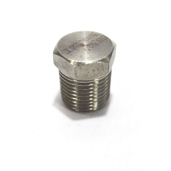 SS Plug NPT Adapter Hex Male End Commercial Stainless Steel 304.
